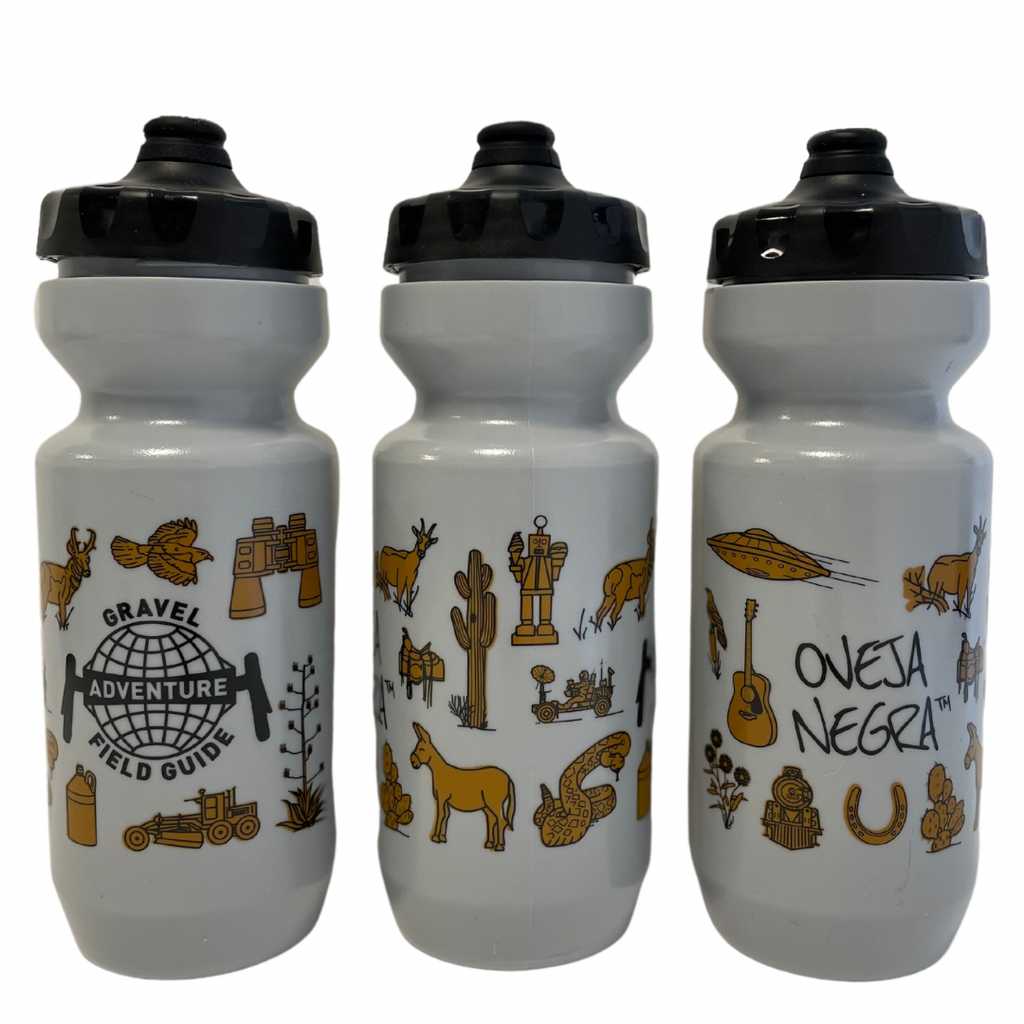 Gravel Adventure Field Guide x Oveja Negra - Water Bottles