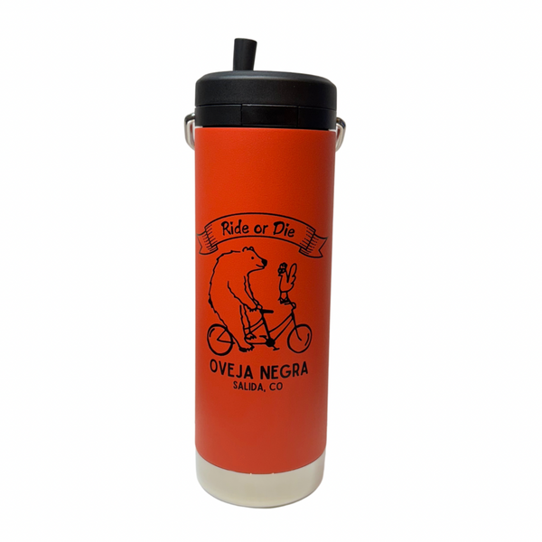 Ride or Die Klean Kanteen™ - 16 oz TKWide Twist Straw Insulated Bottle