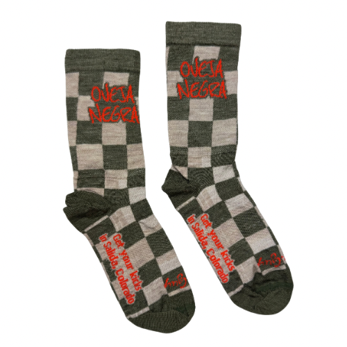 Steezy on the Feet olive tan- Wool Socks