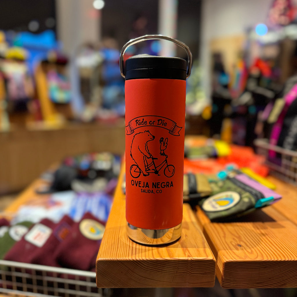 Ride or Die Klean Kanteen™ - 16 oz TKWide Twist Straw Insulated Bottle