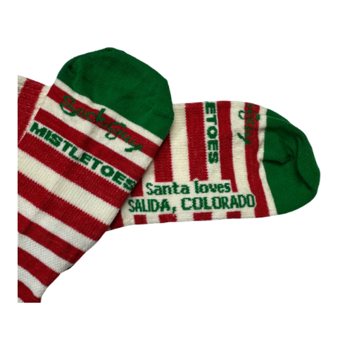 Merry Christmas Mountain Socks  - Wool