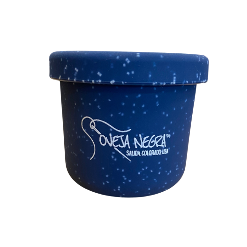 Lidded Bowls, Speckled Blue Collection