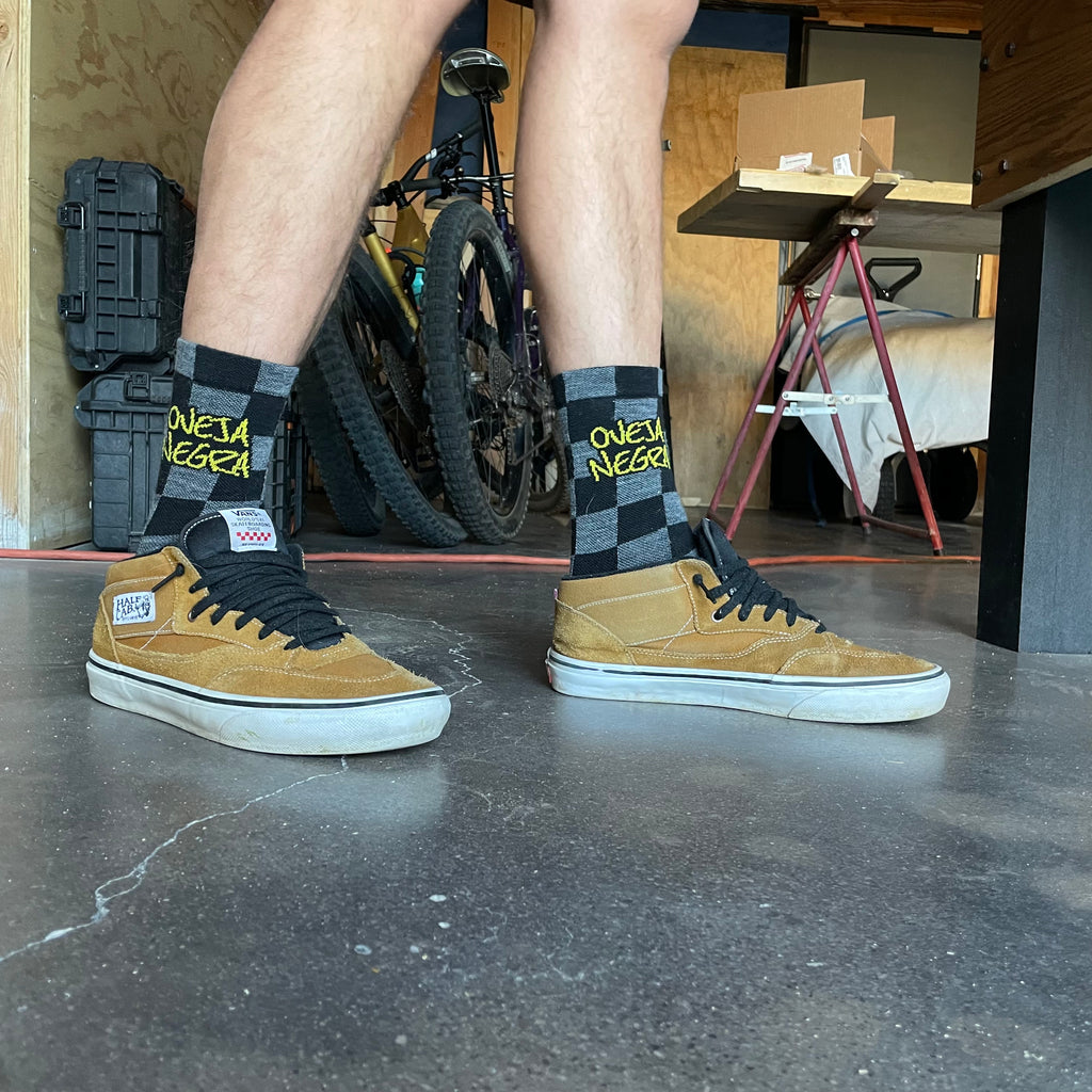Vans half cab clearance pro on feet