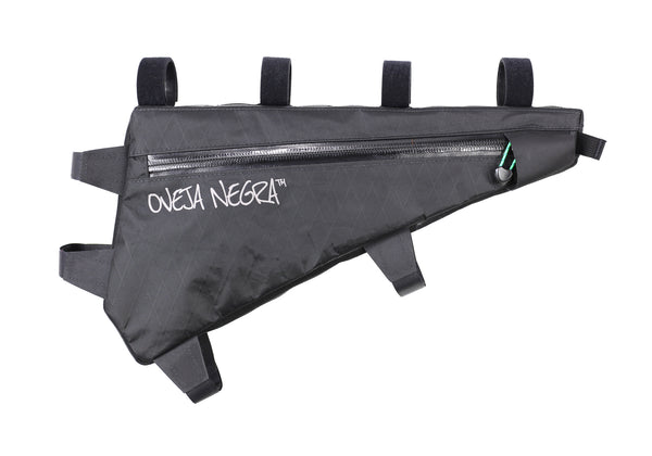 Oveja Negra's highest-volume full frame bikepacking bag, The Bodega.