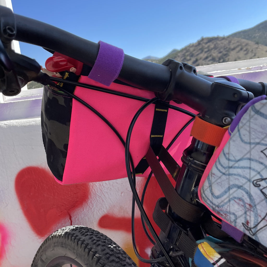 Homemade handlebar best sale bag