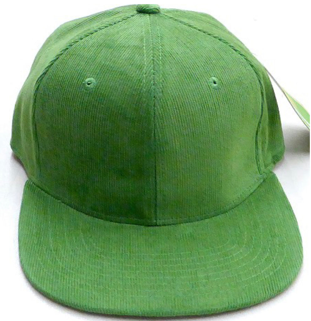 Corduroy Snapback Hats - Customizable