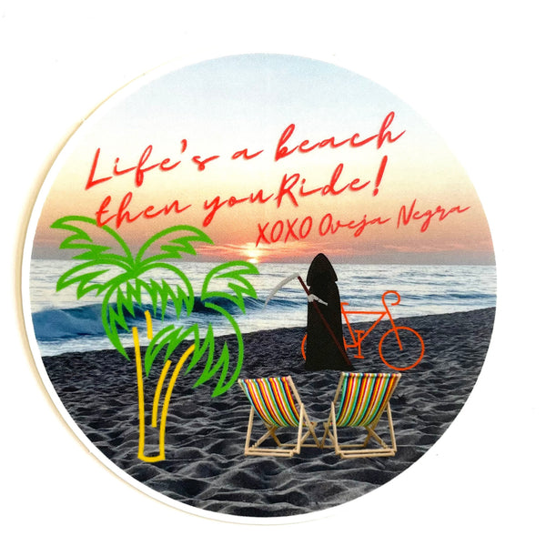 Life's A Beach 🌴🍍🌸 Sticker