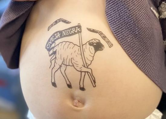 Black Sheep Flash Sheet Temporary Tattoo