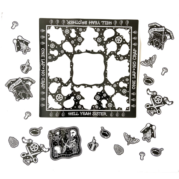 Black Sheep Flash Sheet Sticker Sheet